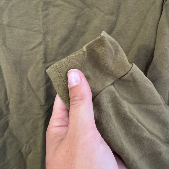 JoyLab Bohemian Green Tie-Dye Modal Pull-Over Sweatshirt - M - Picture 5 of 5